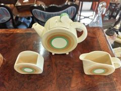 Clarice cliff three piece tea set  Thumbnail 2