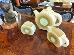 Clarice cliff three piece tea set  Thumbnail 3