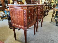 Pair of marble top pedestals Thumbnail 4
