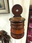 19th century wooden salt box Thumbnail 4