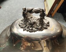 Silver plated meat dish cover Thumbnail 3