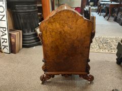 Victorian burr walnut canterbury Thumbnail 4