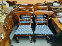 Six victorian mahogany chairs Thumbnail 2