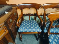 Six victorian mahogany chairs Thumbnail 3