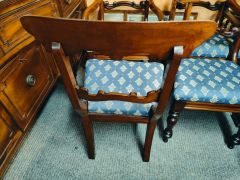 Six victorian mahogany chairs Thumbnail 3