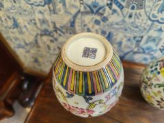 Pair of chinese vases Thumbnail 4