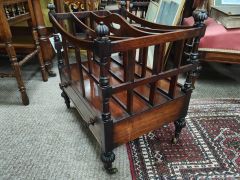 Victorian mahogany canterbury Thumbnail 3