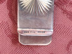 Mexican silver money clip Thumbnail 3