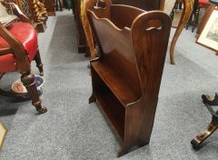 Oak mahogany book / magazine stand Thumbnail 2