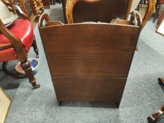 Oak mahogany book / magazine stand Thumbnail 3
