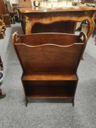 Oak mahogany book / magazine stand Thumbnail 4