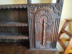 A Victorian carved oak dresser Thumbnail 3