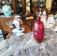Antique glass decanter Thumbnail 2