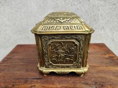 19th century brass tea caddy Thumbnail 4