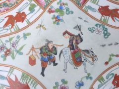 Antique chinese porcelain plaque Thumbnail 2