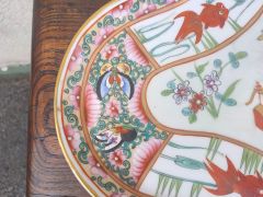 Antique chinese porcelain plaque Thumbnail 3