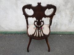 Edwardian mahogany armchair chair Thumbnail 4