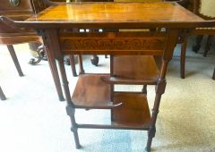 Mahogany display table  Thumbnail 2