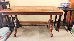 Victorian walnut side table Thumbnail 3