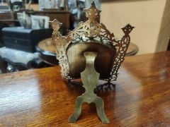 19th century gilt framed porcelain plaque Thumbnail 3