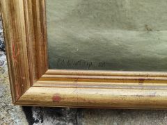 Gilt framed signed oil painting Thumbnail 3
