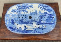 19th century spode strainer Thumbnail 1