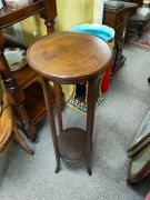 Edwardian mahogany plantstand Thumbnail 3