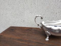 Irish silver sauce boat Thumbnail 4