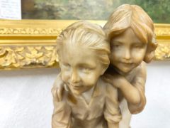Alabaster figure group Thumbnail 2
