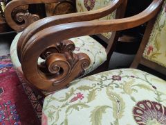 Pair of french mahogany armchairs Thumbnail 3