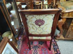 Pair of french mahogany armchairs Thumbnail 4