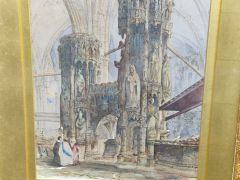 Gilt framed watercolur signed H.Jenkins Thumbnail 2