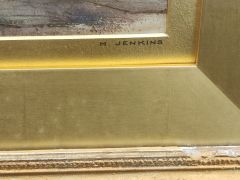 Gilt framed watercolur signed H.Jenkins Thumbnail 4
