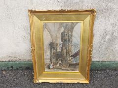 Gilt framed watercolur signed H.Jenkins Thumbnail 6