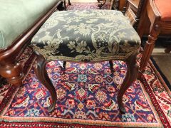 Victorian rosewood stool Thumbnail 3