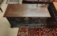 Georgian oak chest Thumbnail 4