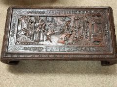 Chinese carved low table Thumbnail 2