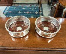 Pair of plated coasters Thumbnail 2