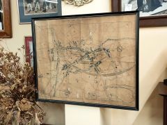 Old framed map of comber Co down Thumbnail 2
