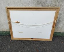 Framed dutch watercolour , signed Thumbnail 4
