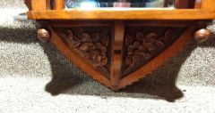 Victorian oak framed mirror  Thumbnail 3