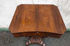 Victorian mahogany work table Thumbnail 2