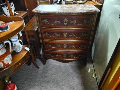 Marble top kingwood chest Thumbnail 1