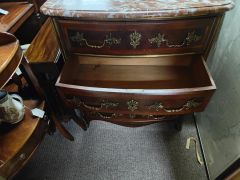 Marble top kingwood chest Thumbnail 2