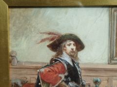 19th century gilt framed watercolour Thumbnail 3