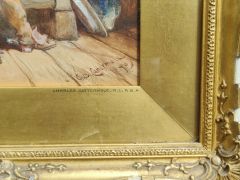 19th century gilt framed watercolour Thumbnail 4