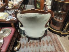 Victorian mahogany armchair Thumbnail 3