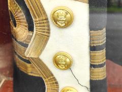 Cased royal navy jacket Thumbnail 3