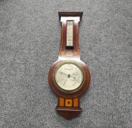 Edwardian mahogany barometer  Thumbnail 1