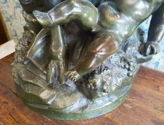Victorian bronze statue / figures Thumbnail 4